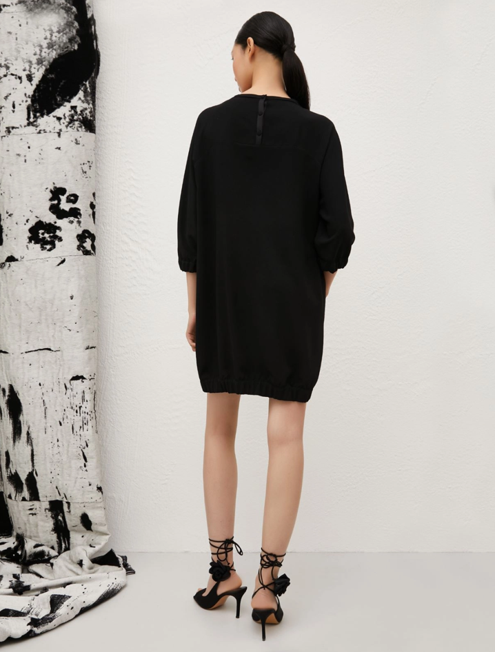 Marella KARLIE Crepe Dress In Black 24132210332 Col 002