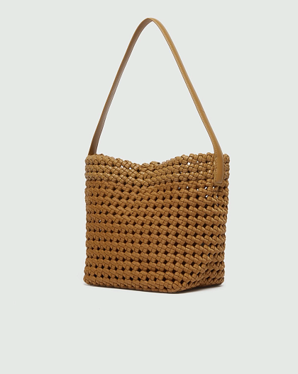 Плетеная сумка с магнитным замком – фото 2